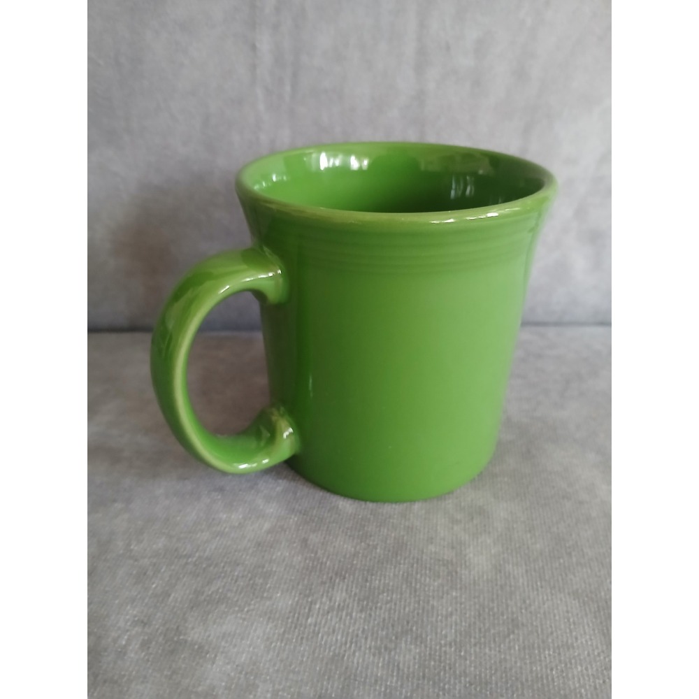 Fiesta Shamrock Green Halloween Witch Coffee Mug Black Silhouette Spooky Decor - Picture 2 of 5